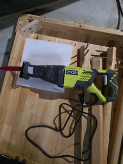 Ryobi Reciprocating Saw + Diablo general use carbide blade.