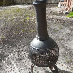 Antique Outdoor Fireplace