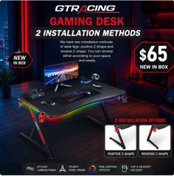 GTRACING GAME DESK NEW