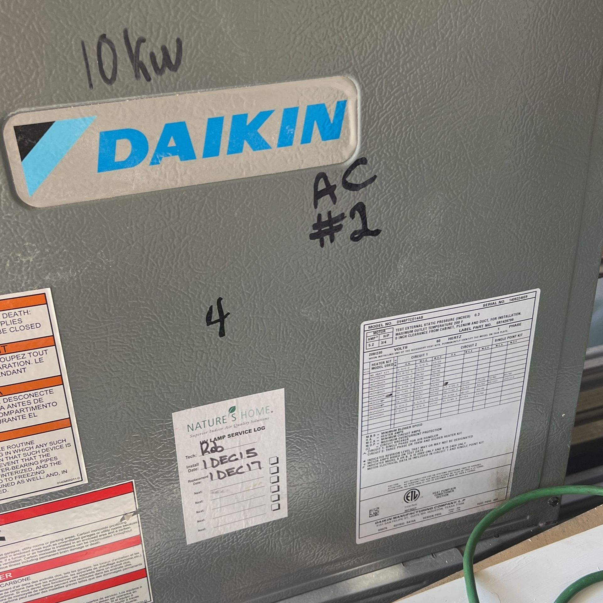 Daiken AC Unit