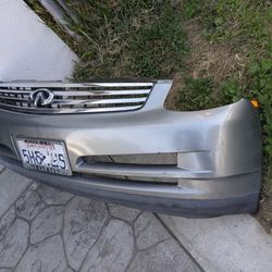 2004  G 35  Infinity Front Bunper