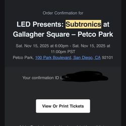Subtronics San Diego Petco Park 11/15