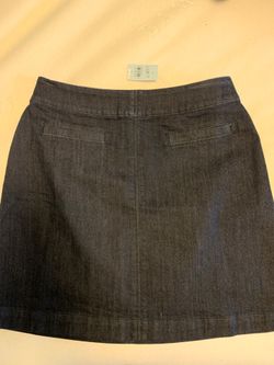 Ann Taylor Loft denim pocket skirt