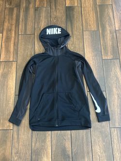 black Nike Dri-FIT full-zip training hoodie