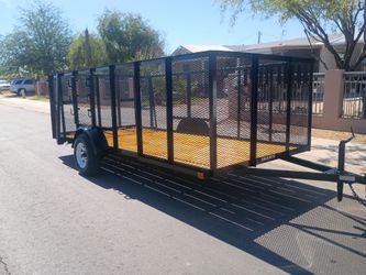 Landscaping trailer