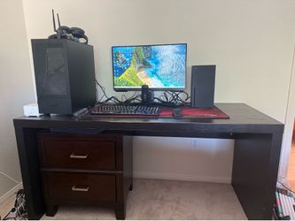 Dark Wood Desk