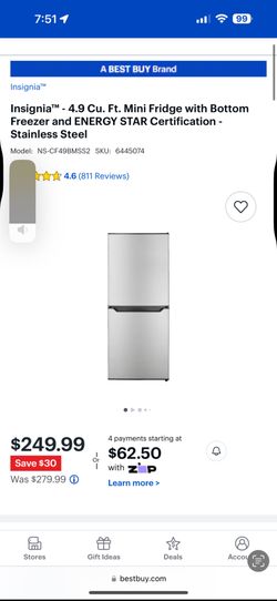 Insignia Mini Fridge