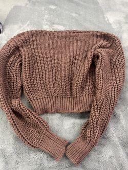 Brown Knitted Sweater