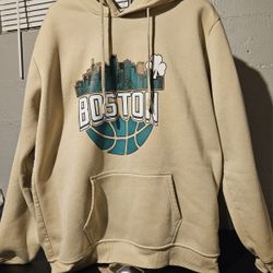 Tan Boston Graphic Hoodie