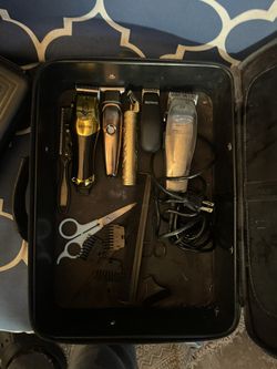 Clippers,trimmer Gaurds Scissors And Shears Bundle