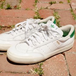 Adidas NORA Skate White/Green Sneakers 8.5