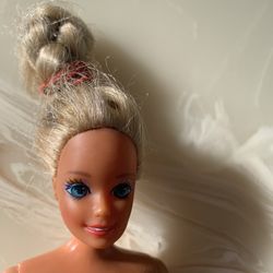 Vintage Barbie Doll 1966 Torso And 1976 Head 