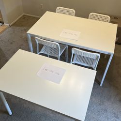 Full Set Of Dining Table 6 Pcs