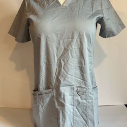 Cherokee Gray Scrub Top