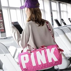 Women Waterproof Pink Sport Travel Bags 