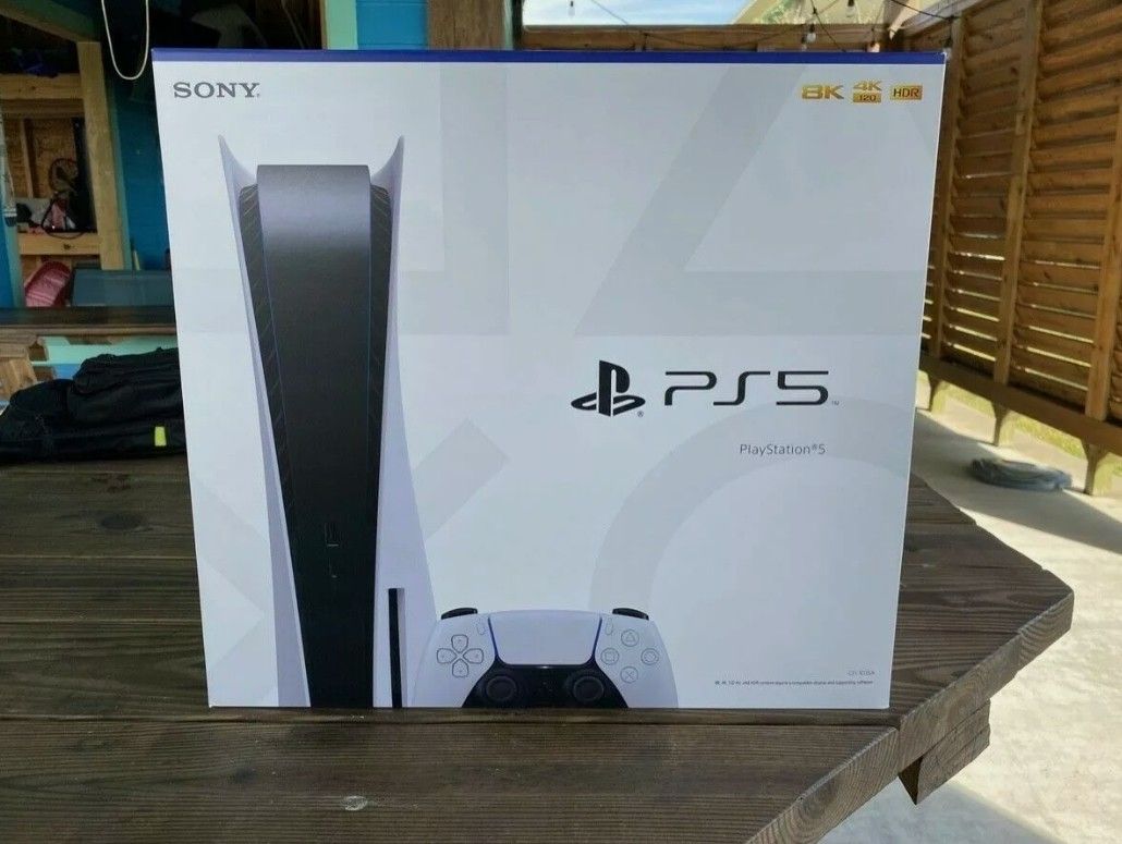 Sony PS5 Playstation 5 Blu Ray Edition Console White