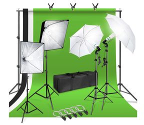 LimoStudio Photo Video Studio Light Kit (Backdrops Not Included)