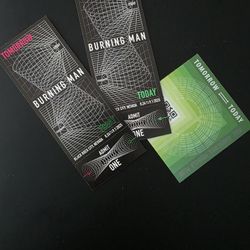 Burning Man Tickets + Car Pass