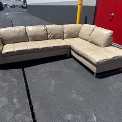 Leather Sectional Couch