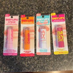 Maybelline Baby Lips-4 Items!($15.92+ Value)
