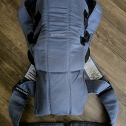 BABYBJÖRN MINI CARRIER Vintage Blue Indigo 