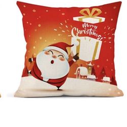 Christmas Pillow Covers Linen New