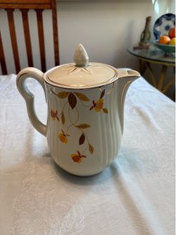 Hall Autumn Leaf Coffee Pot