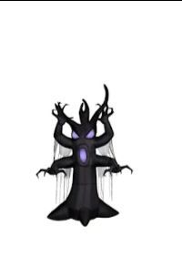 Halloween 12' Inflatable Tree With Purple Face