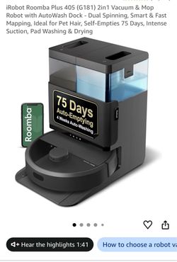 iRobot Roomba Plus 405