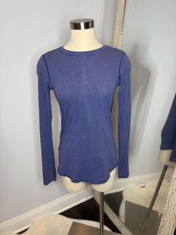 Ivivva Purple Long Sleeve Tee With Thumbholes