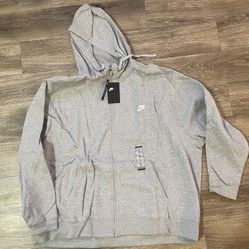 Nike Fleece Gray Hoodie