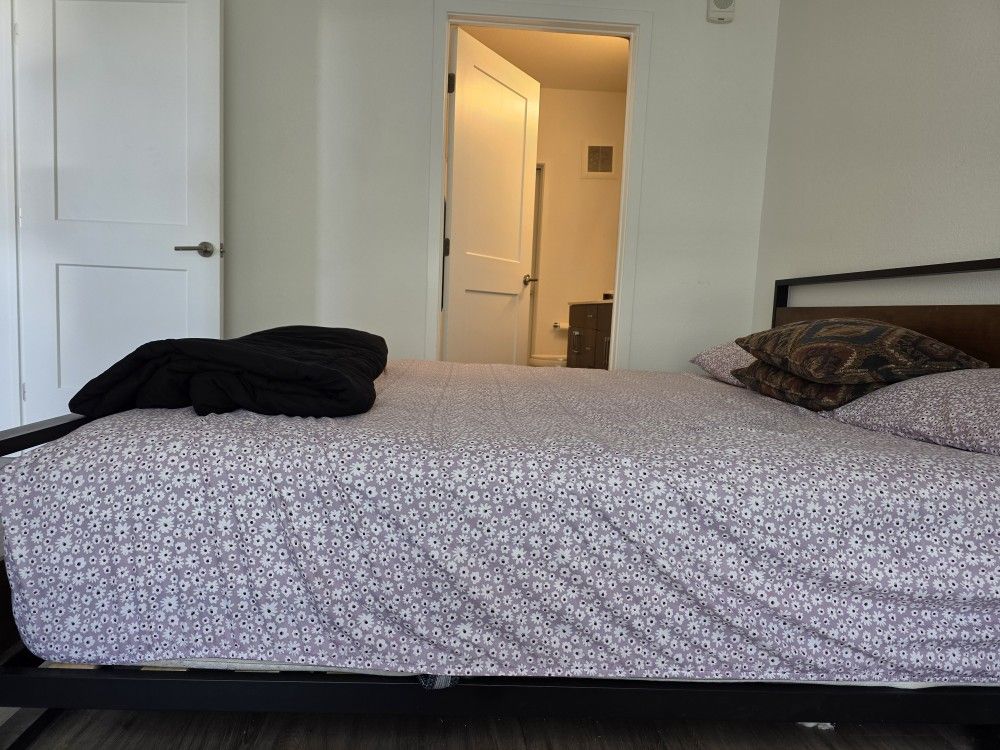 King Size Bed Frame + Mattress