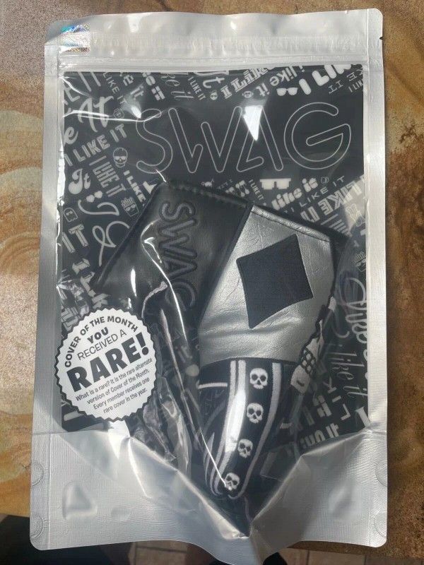 Swag Golf SKELETON KING of Diamonds RARE March COTM Blade Cover - SEALED
