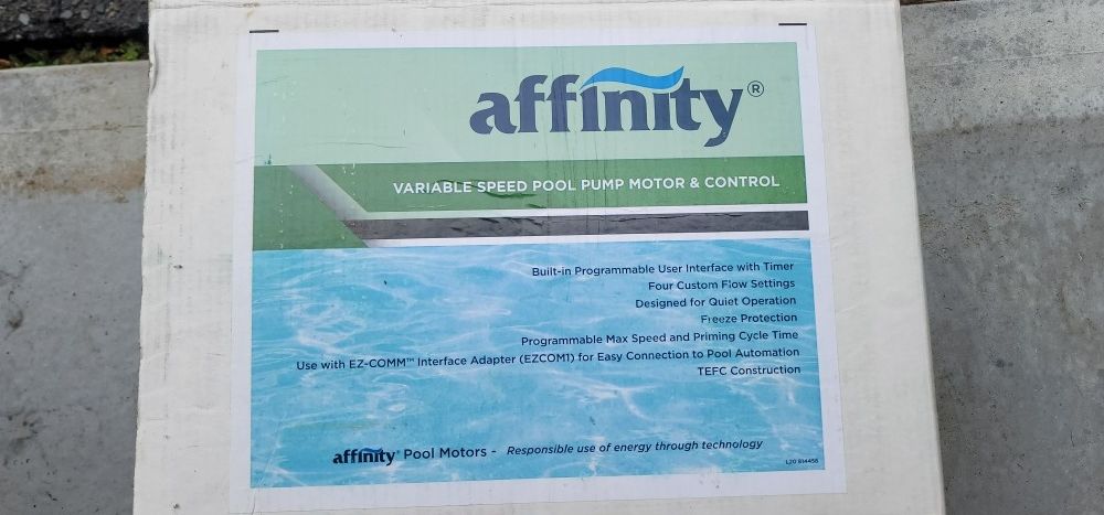 Affinity Variable Speed Motor For Pool Pump