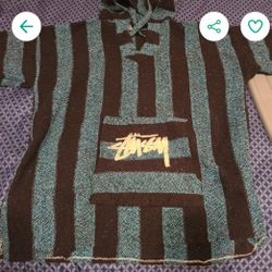 Vintage Stussy Poncho