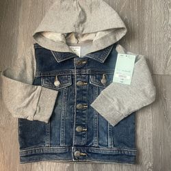 Denim Jacket Hoodie Toddler 18months 