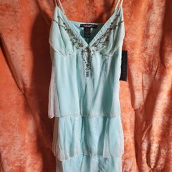 Rampage Turquoise Party Dress (Women's Size 9)