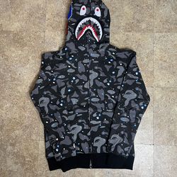 space camo bape hoodie