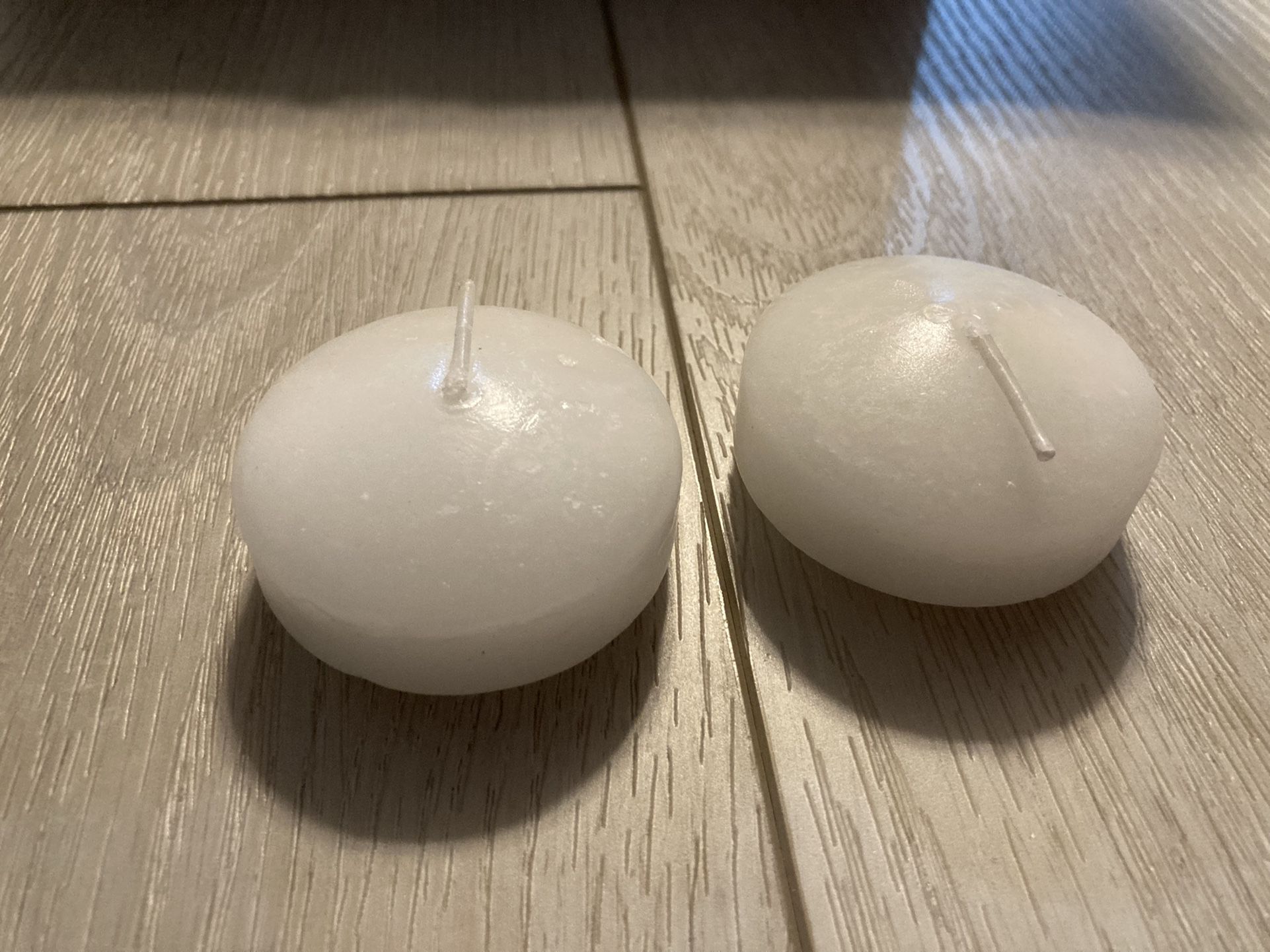 2” White Floating Candles