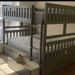 Galen Full/Full Bunk Bed w Storage