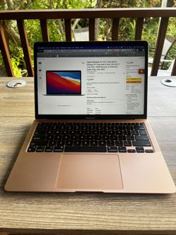 13.3” MacBook Air (Late 2020) - 16 GB Ram and 512 GB Hard Drive