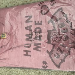 Human Made X Lil Uzi Vert Pink Tapes Shirt. 