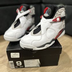 Air Jordan 8 Retro White/Black-True Red
