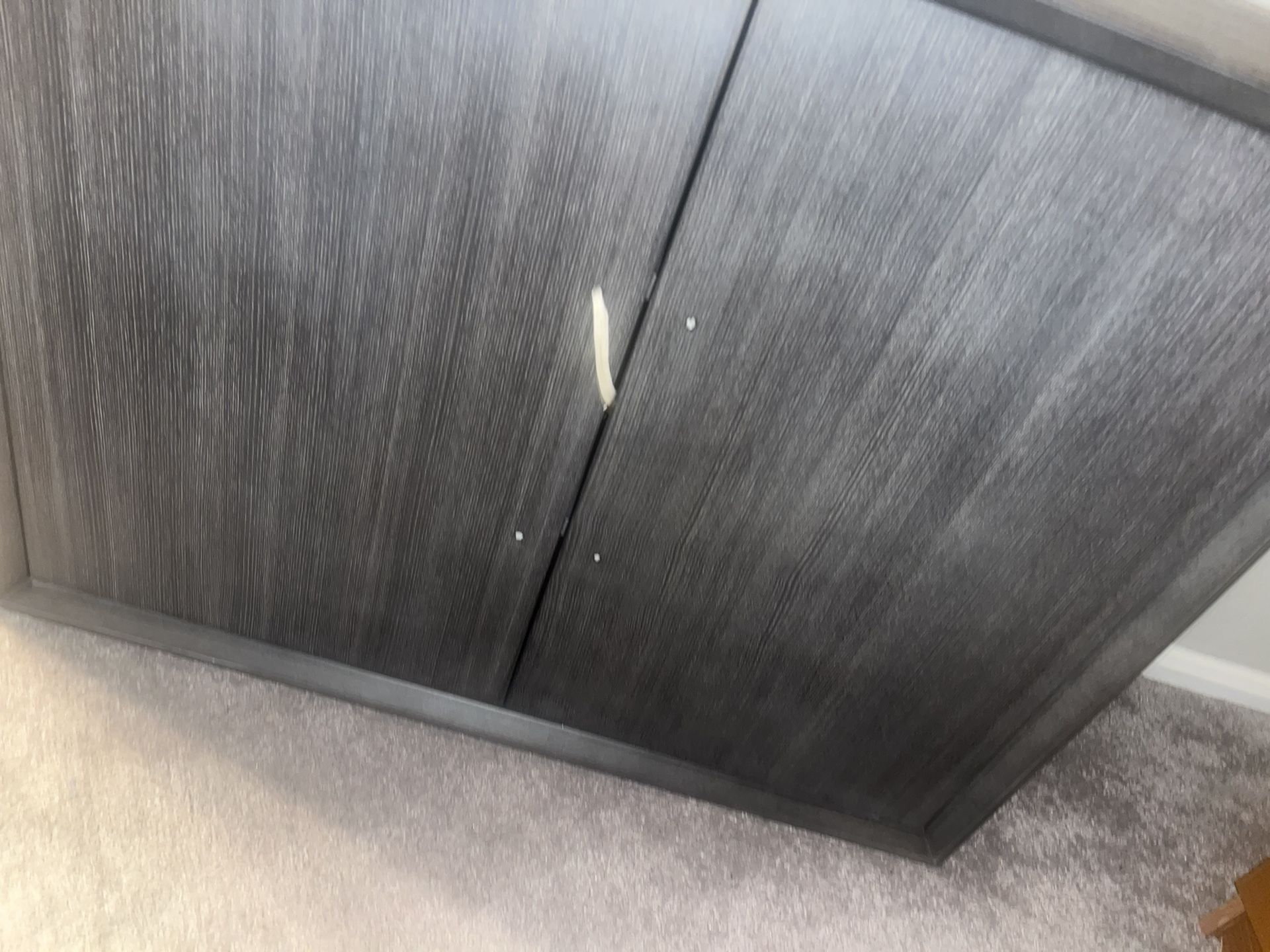 Gray 2 Shelf Cabinet