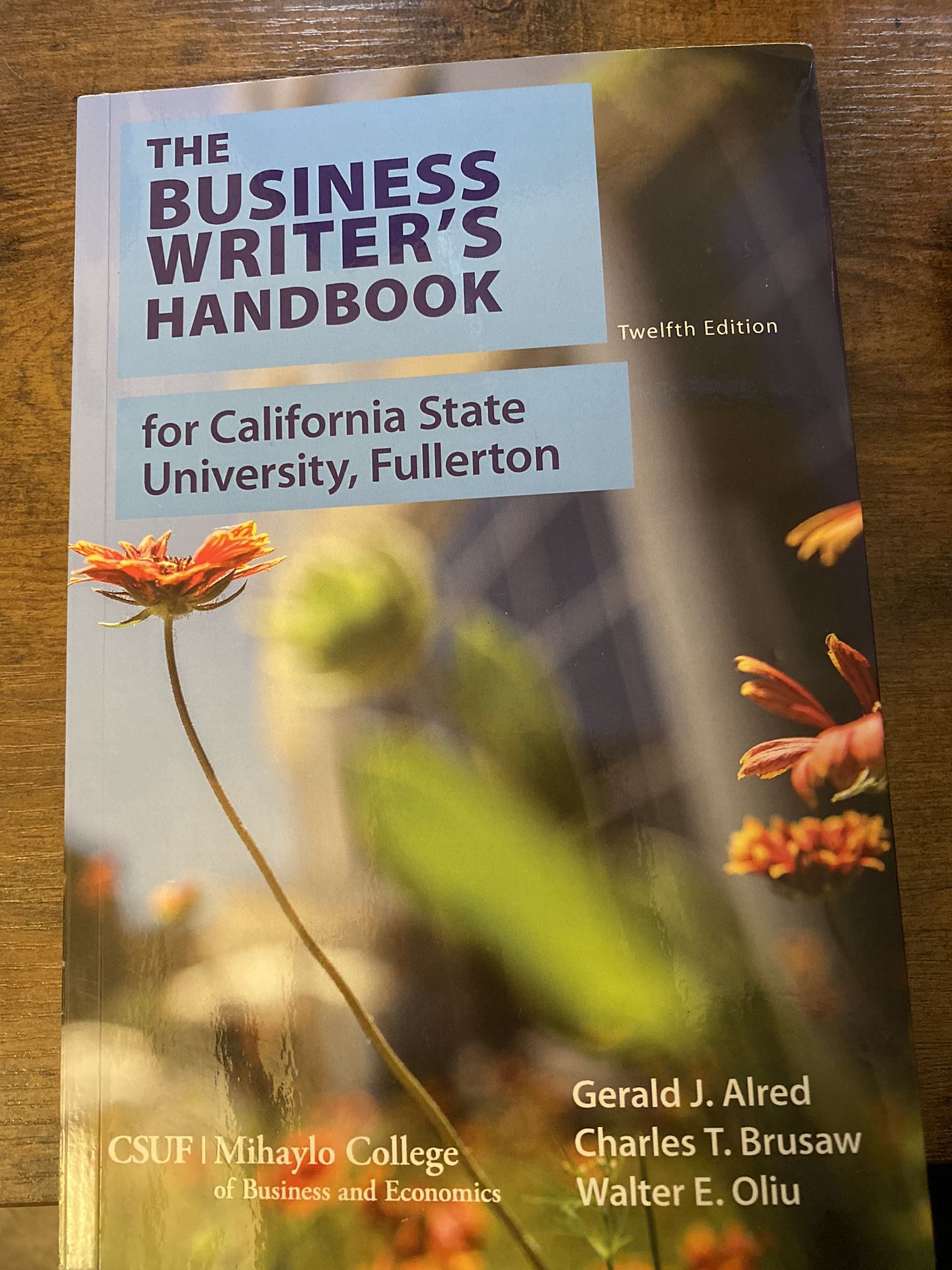 Business Writer’s Handbook For CSUF