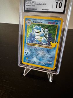 Blastoise - celebrations CGC 10