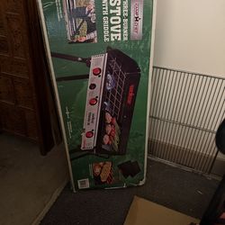 Camp chef 3 burner stove with griddle