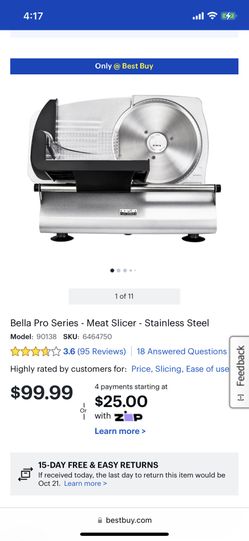 Meat Slicer Bella Pro