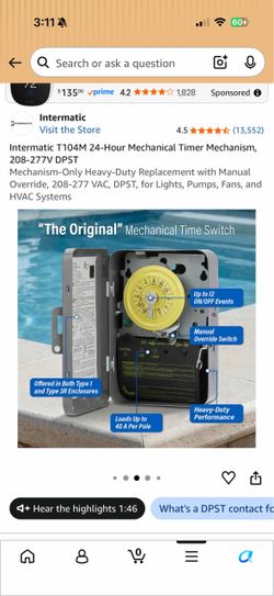 Mechanical Time Switch