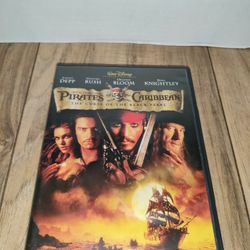 Pirates of the Caribbean: The Curse of the Black Pearl (DVD, 2003, 2-Disc. Packaging has some wear from age and use. Sold as is.

